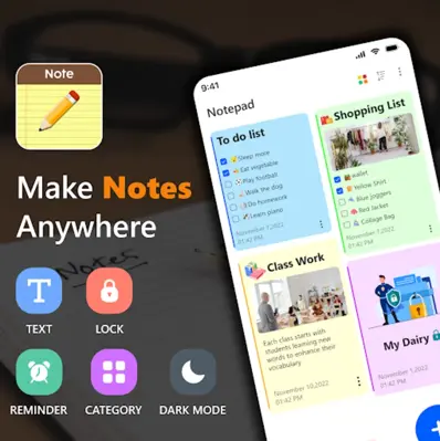 Notebook - Notes & Notepad App android App screenshot 8